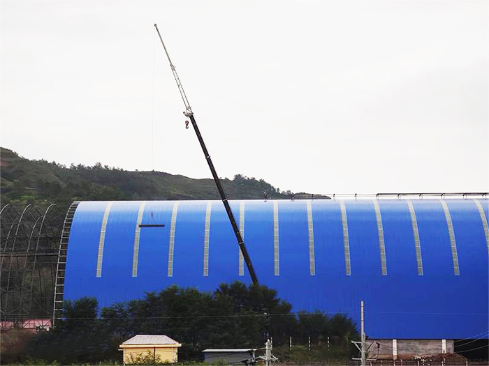 广汉煤棚网架工程